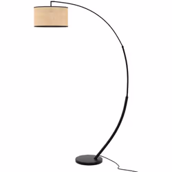 Lampadaire en rotin et métal - Aimée