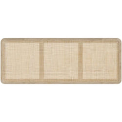 Tête de lit à suspendre en bois et cannage 160 cm - Khao