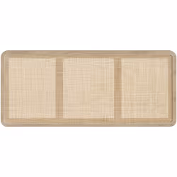Tête de lit à suspendre en bois et cannage 140 cm - Khao