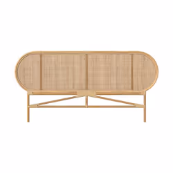 Tête de lit en rotin naturel 160 cm - Navahino