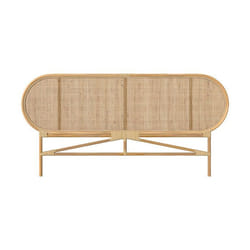 Tête de lit en rotin naturel 160 cm - Navahino