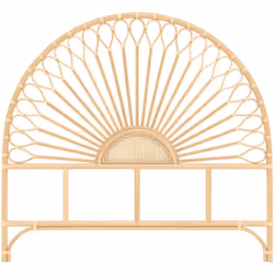 Tête de lit en rotin naturel 140 cm - Alan