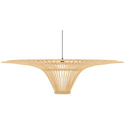 Abat-jour D120,5 cm en rotin naturel - Olga