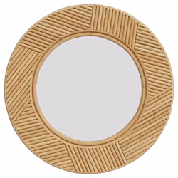 Miroir rond en rotin D40,5 cm - Lapta