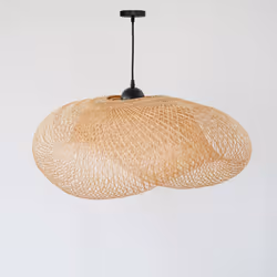 Suspension en bambou naturel D88 cm - Anya