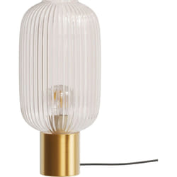 Lampe en verre cannelé - Lou