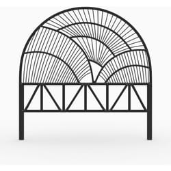 Tête de lit en rotin noir 140 cm - séléné