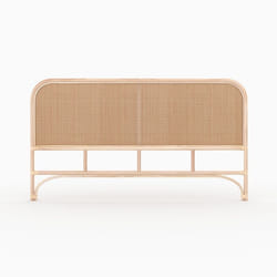 Tête de lit en rotin et cannage 160 cm - Grace