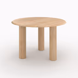 Table ronde en bois de manguier 4 personnes - Sacha - Rendez-Vous Déco