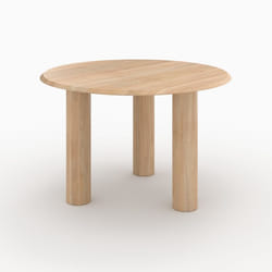 Table ronde en bois de manguier 4 personnes - Sacha - Rendez-Vous Déco