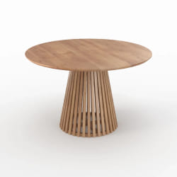 Table ronde en bois d'acacia 4 personnes - Képès