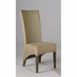 Chaise de jardin - GENERIQUE - en loom et bois de teck - naturel - 48x63x105 cm