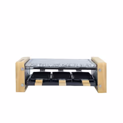 H.Koenig WOD6 raclette 6 personne(s) 900 W Noir, Couleur marbre, Bois - Vue supplémentaire 2