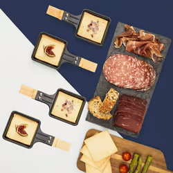 H.Koenig WOD6 raclette 6 personne(s) 900 W Noir, Couleur marbre, Bois - Vue supplémentaire 6