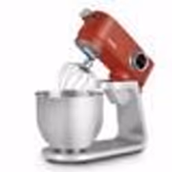 Robot pâtissier - HKOENIG - KM124 - 5L - 8 vitesses - Rouge mat et argent