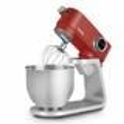 Robot pâtissier - HKOENIG - KM124 - 5L - 8 vitesses - Rouge mat et argent