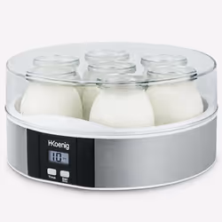 H.Koenig ELY70, 15 W, 1,12 L, Acier inoxydable, Blanc