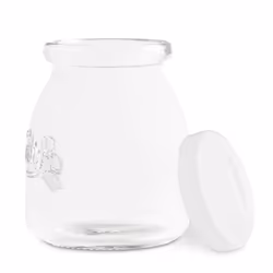 Lot de 12 pots verre pour yaourtières H.Koenig