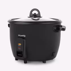 H.Koenig ORYZA8, Noir, 1,8 L, Barre de défilement, Verre, 700 W