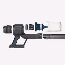 H.Koenig UPX26 aspirateur balai et balai électrique Batterie Sec Sans sac 0,8 L Noir