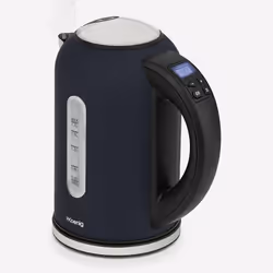 H.Koenig BOE56, 1,5 L, 2200 W, Bleu, Acier inoxydable, Thermostat réglable, Indicateur de niveau d'eau