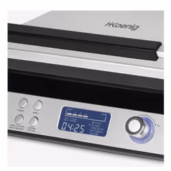 WËASY GFX800 moule à gauffres 2 gauffre(s) 1600 W Noir, Argent