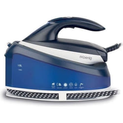 H.Koenig V7 Centrale vapeur 2600 W 1,5 L Semelle en céramique Bleu, Blanc