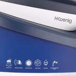 H.Koenig V7 Centrale vapeur 2600 W 1,5 L Semelle en céramique Bleu, Blanc - Vue supplémentaire 5