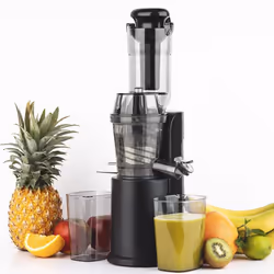 H.Koenig GSX16 presse-agrumes Centrifugeuse lente 250 W Noir, Acier inoxydable - Vue supplémentaire 5