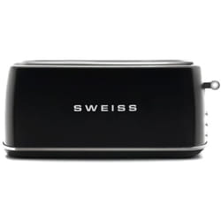 Grille-pain vintage - SWEISS - GRV9 - 2 fentes - 1500 W - Noir