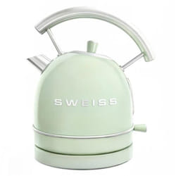 Bouilloire vintage - SWEISS - KTL7 - 2200 W - 1,8 L - Socle 360° - Vert