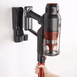 H.Koenig UPX18 aspirateur balai et balai électrique Batterie Sec Cyclonique, mousse Sans sac 0,8 L 220 W Gris, Rouge