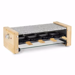 H.Koenig WOD12 raclette 8 personne(s) 1200 W Noir, Naturel, Bois