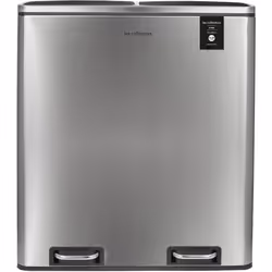 Les collectors n°904 poubelle de tri à pédale 60L inox edition