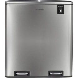 Les collectors n°904 poubelle de tri à pédale 60L inox edition