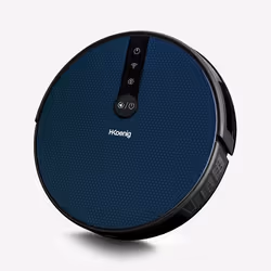 H.Koenig SWRC120 robot aspirateur 0,6 L Sac à poussière Noir, Bleu