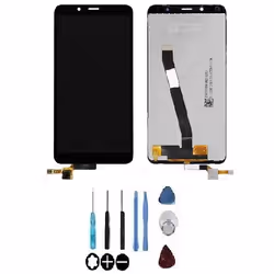 Ecran LCD & Vitre tactile Noir Assemblés Sans Châssis Pour Xiaomi Redmi 7A