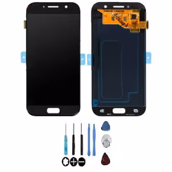 Ecran LCD & Vitre tactile Noir Assemblés Sans Châssis Pour Samsung A5 2017 A520F
