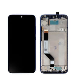 Ecran Complet - Xiaomi - Redmi Note 7 - Bleu - Avec Châssis - Garantie 1 an