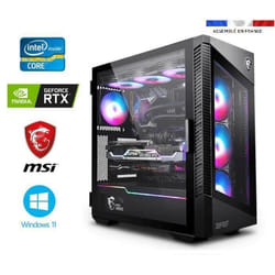 PC Gamer Intel I7-14700KF - RTX 4070 12GO SUPER MSI GAMING X S - 64GO RAM - SSD 1To + SSD 2To - WiFi - MSI VELOX 100R - Windows 11