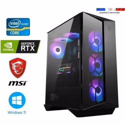 PC Gamer I9-14900KF + Watercooling - RTX 5070 12GO GAMING TRIO - 64GO Ram - SSD 1To + SSD 2To - MSI Gungnir 110R - Windows 11