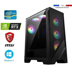 PC Gamer i7-12700F - RTX 4060Ti 8GO MSI Ventus 2X - 32Go Ram - SSD 1To + HDD 2To - MSI Mag Forge 120A - Windows 11