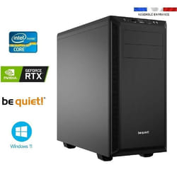 PC bureau Be Quiet! - i9-14900KF - RTX 5070 12GO GDDR7 - 64GO Ram - SSD 1To - Base 600 - Windows 11