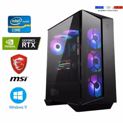 PC Gamer MSI I9-12900KF - RTX 5070 12GO MSI Gaming Trio - 32Go Ram - SSD 1To + HDD 2To - Gungnir 110R - Windows 11