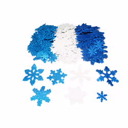 SODERTEX L833976, Éthylène-acétate de vinyle, Bleu, Bleu clair, Blanc, Gloss, Noël, 2 mm, 240 pièce(s)