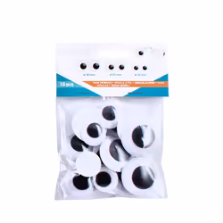 SODERTEX L774916 autocollant décoratif Plastique Noir, Blanc 18 pièce(s)