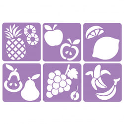 SODERTEX L730001 papeterie Violet Plastique Pochoir art