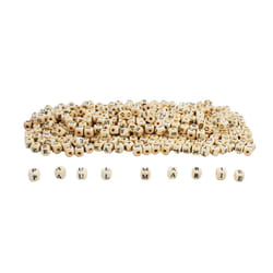 SODERTEX L325000 perle Perle carrée Bois Noir, Naturel 400 pièce(s)