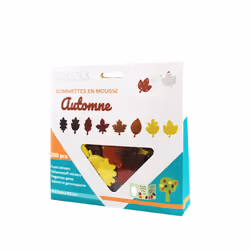 SODERTEX L837975 autocollant décoratif Éthylène-acétate de vinyle Marron, Orange, Rouge, Jaune 200 pièce(s)