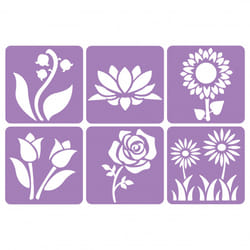 SODERTEX L730010 papeterie Violet Plastique Pochoir art